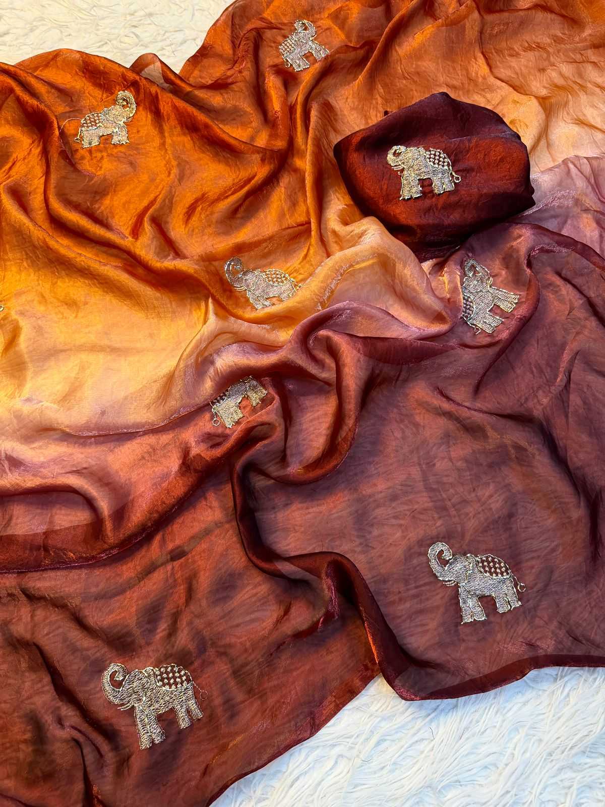 Space Silk Soft Saree