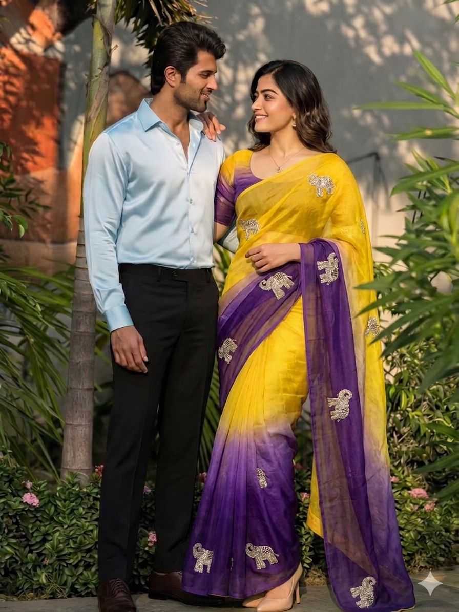 Space Silk Soft Saree