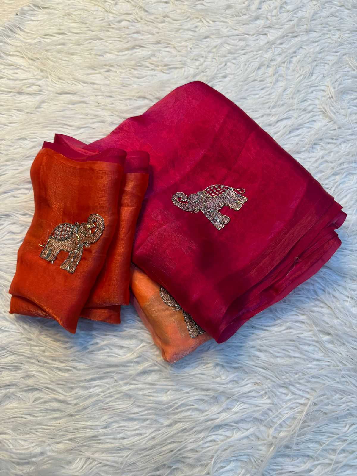 Space Silk Soft Saree