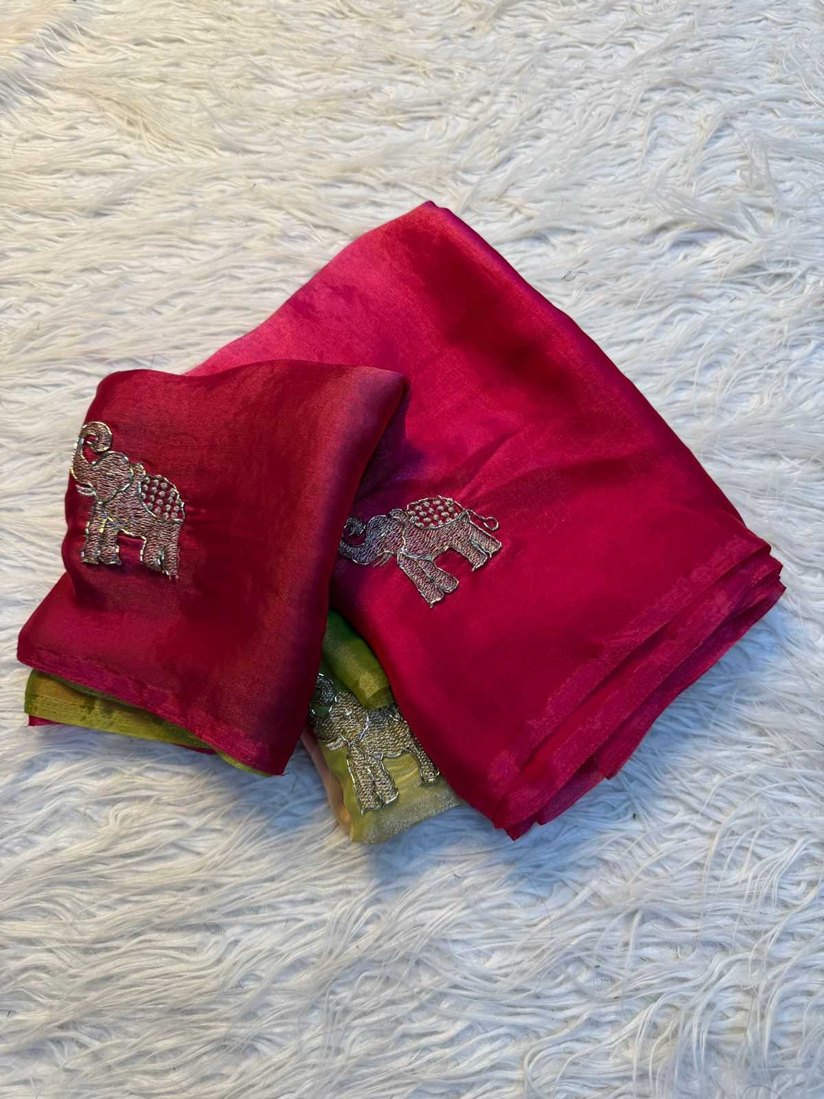 Space Silk Soft Saree