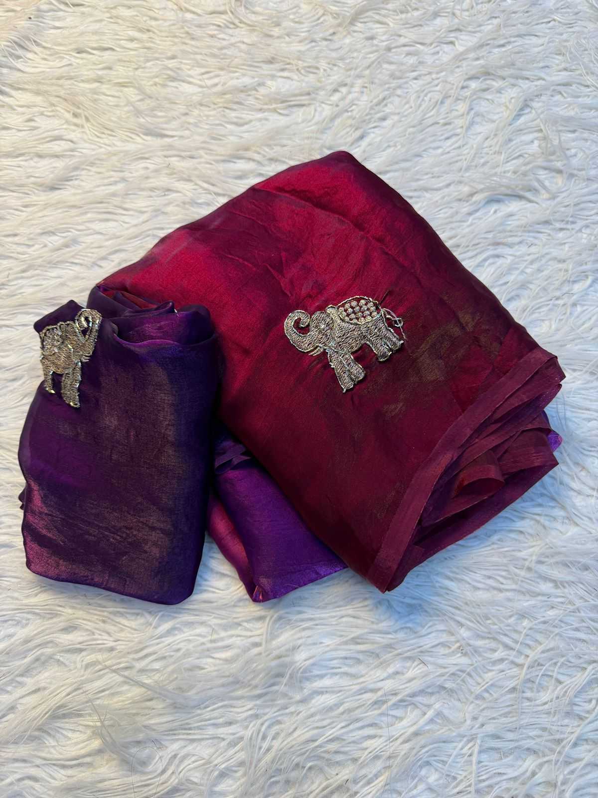 Space Silk Soft Saree