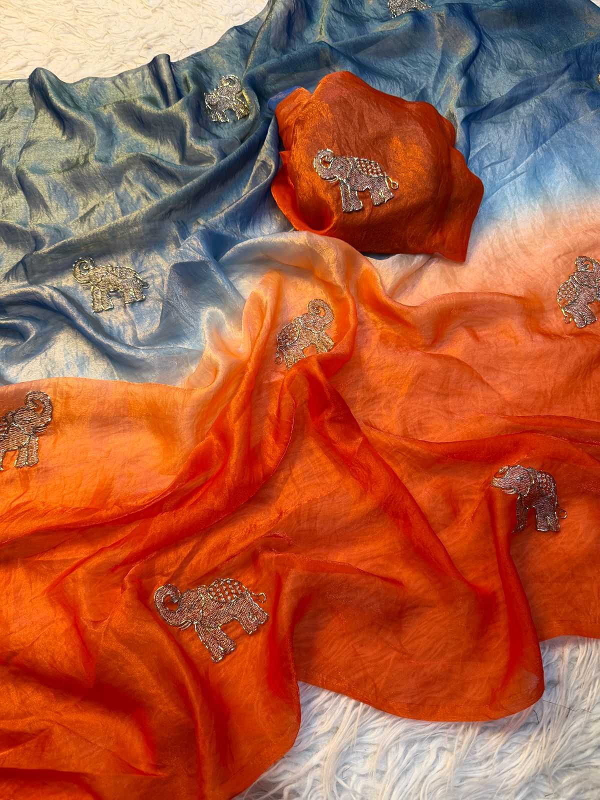 Space Silk Soft Saree