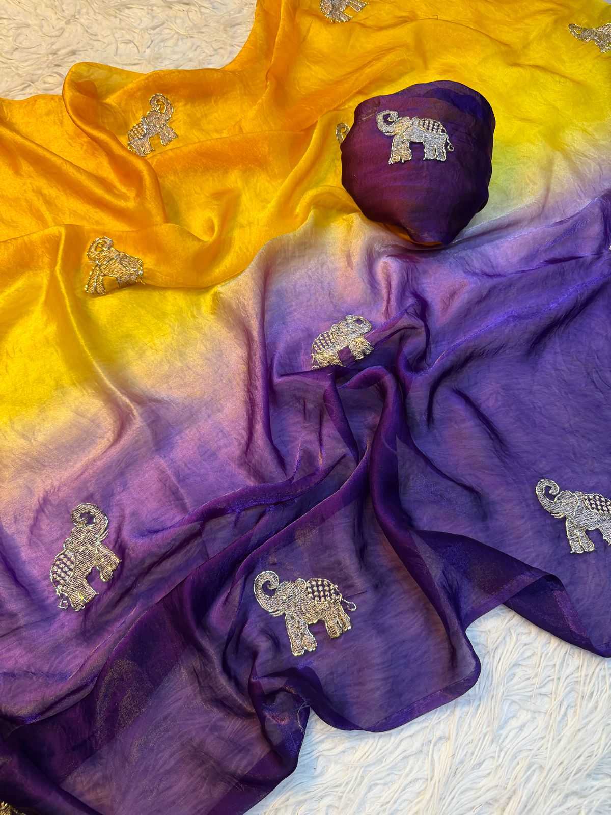 Space Silk Soft Saree