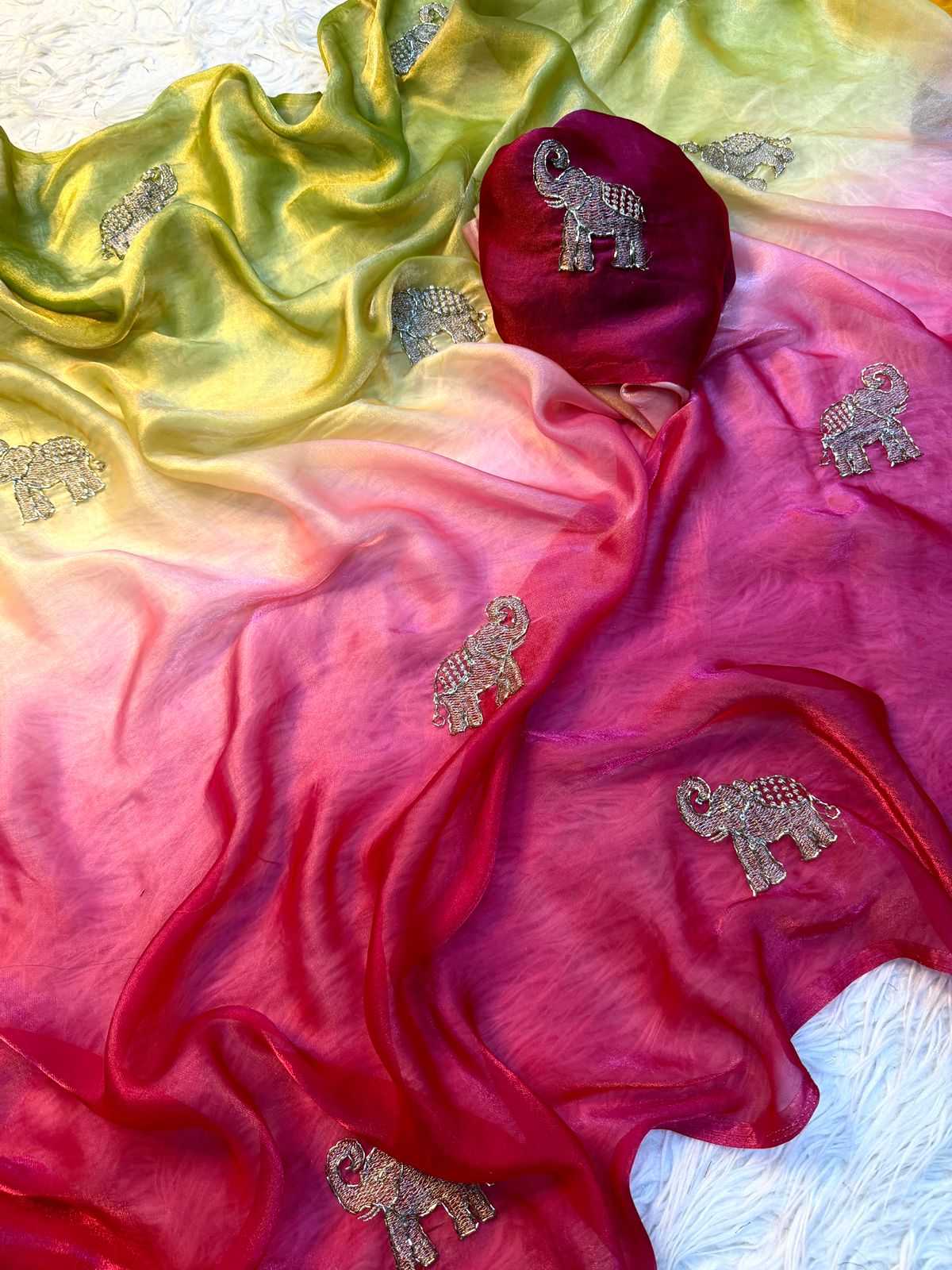 Space Silk Soft Saree
