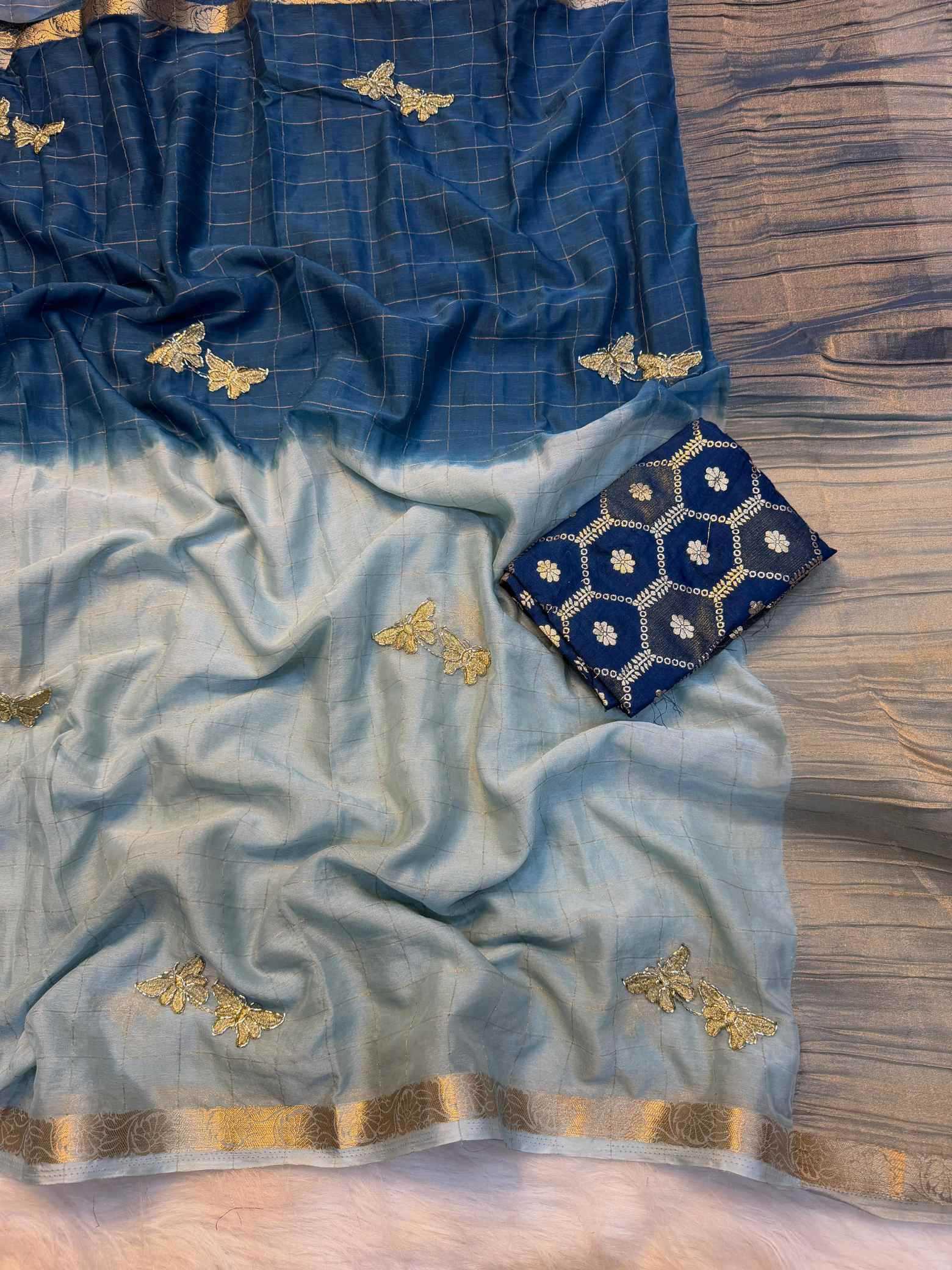 Pure Viscos Designer Saree