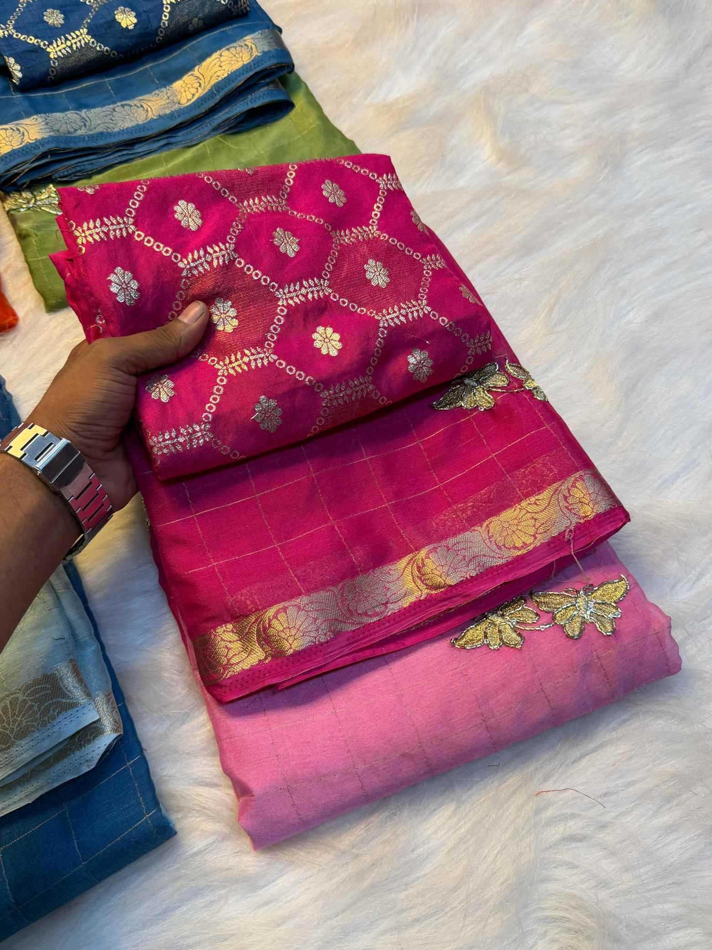 Pure Viscos Designer Saree