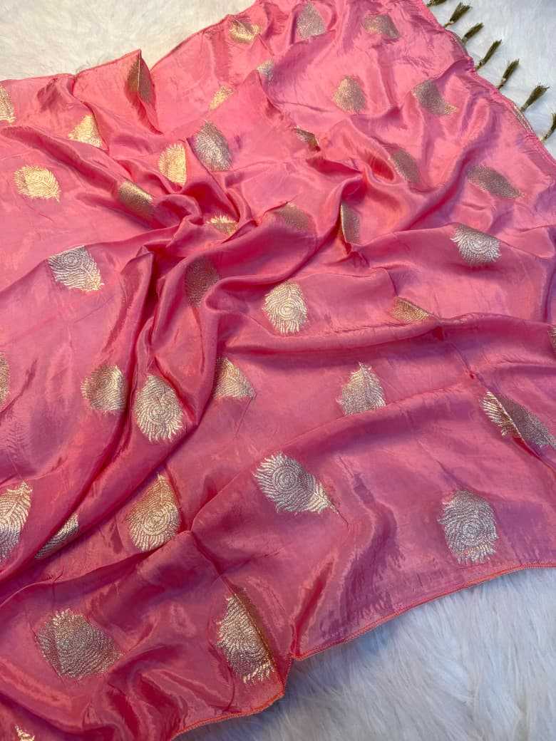 Big Carry Mysore Silk Traditional Saree in Baby Pink