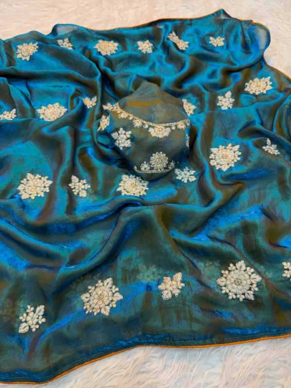 Coad Space Silk Designer Saree