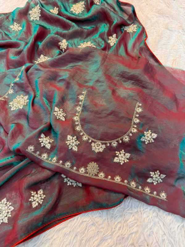 Coad Space Silk Designer Saree