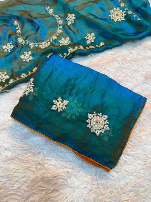 Coad Space Silk Designer Saree