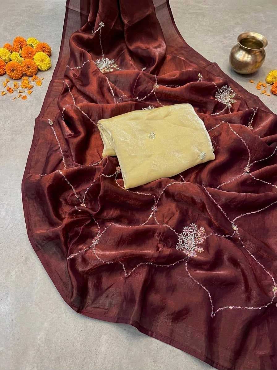 Conc Space Silk Party Wear Saree