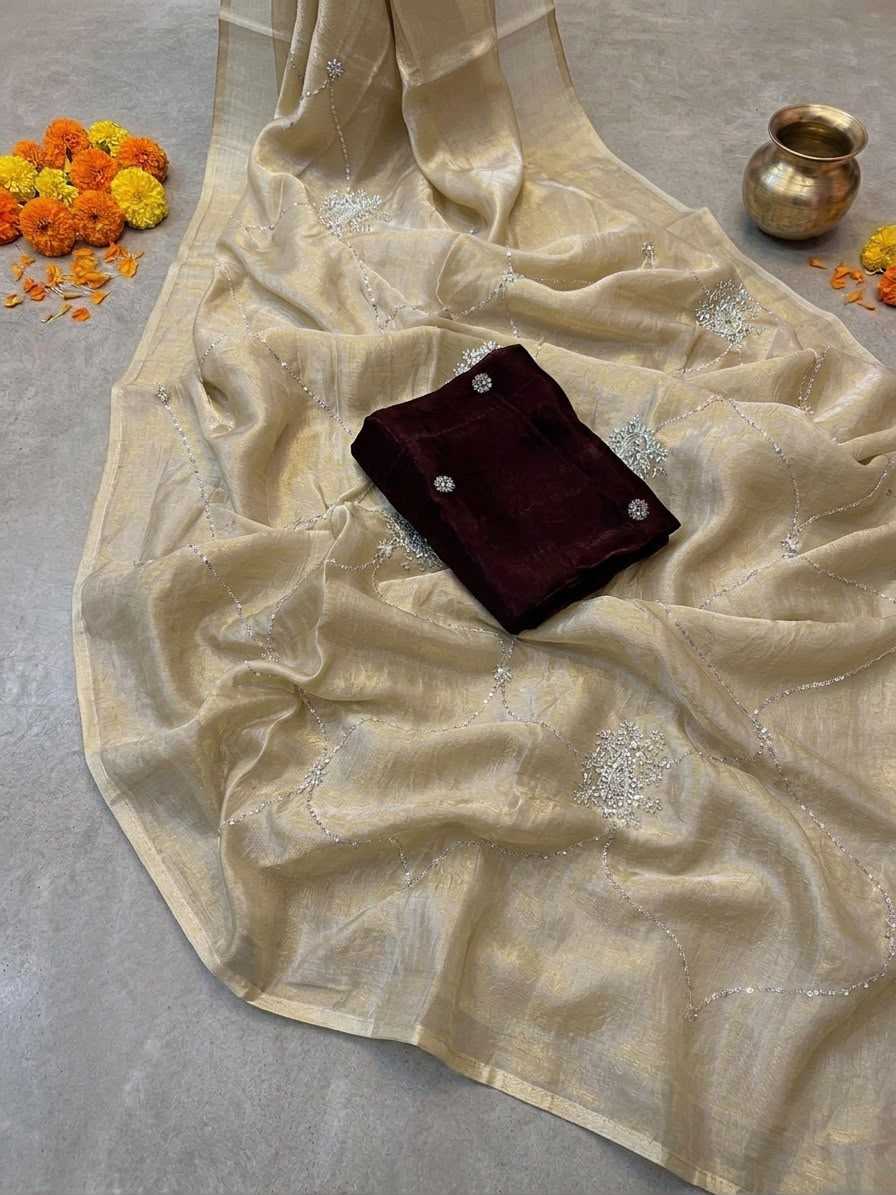 Conc Space Silk Party Wear Saree
