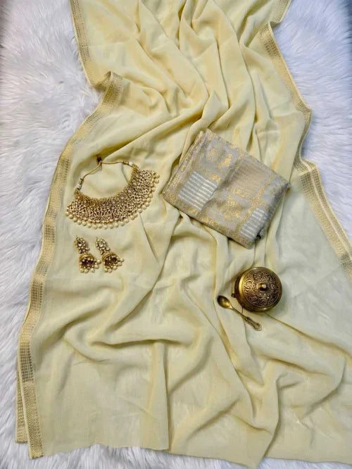 Cose Chiffon Designer Saree