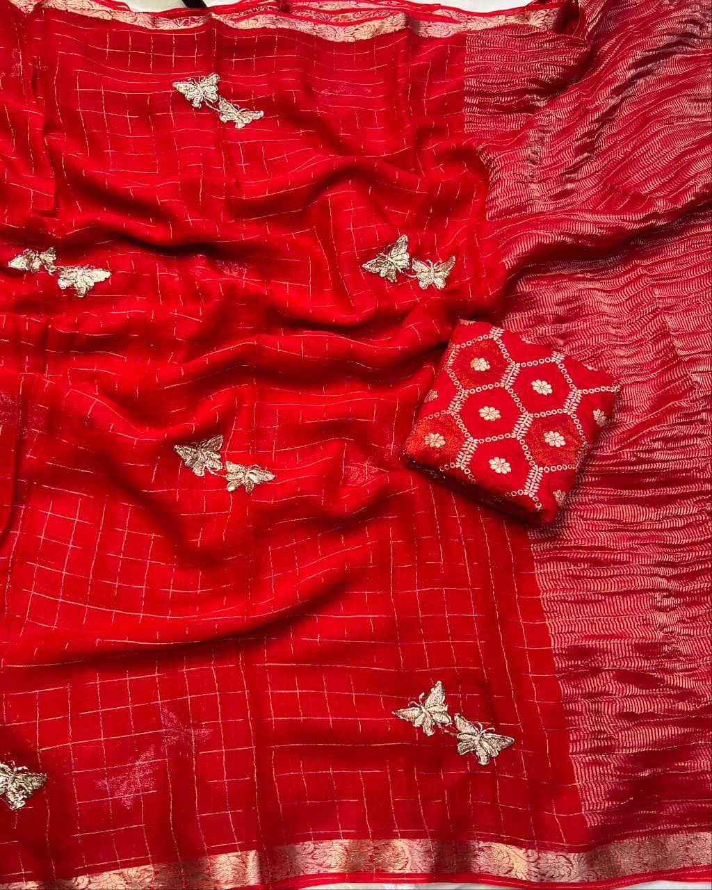 Ette Viscose Jacquard Saree