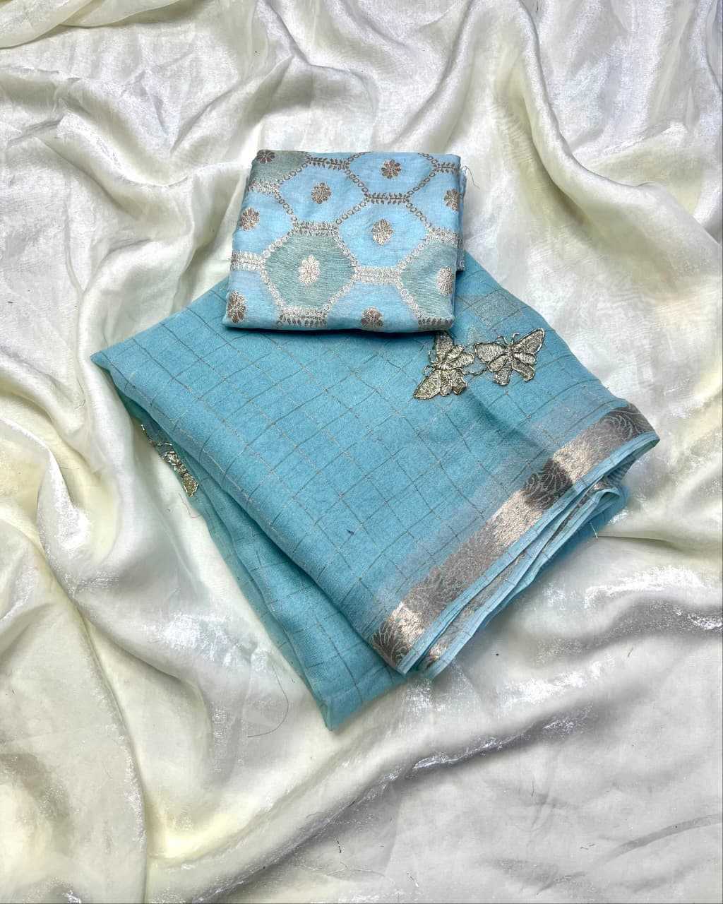 Ette Viscose Jacquard Saree