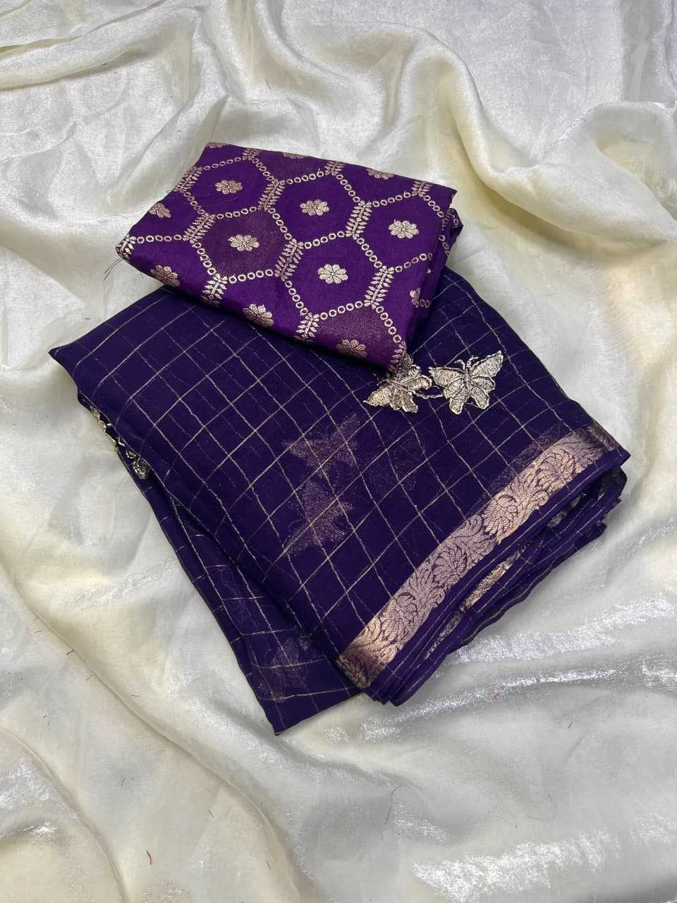 Ette Viscose Jacquard Saree