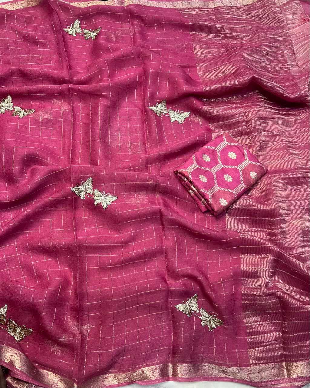 Ette Viscose Jacquard Saree