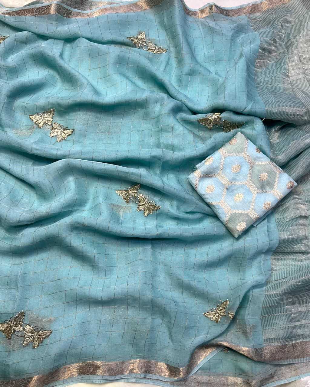 Ette Viscose Jacquard Saree
