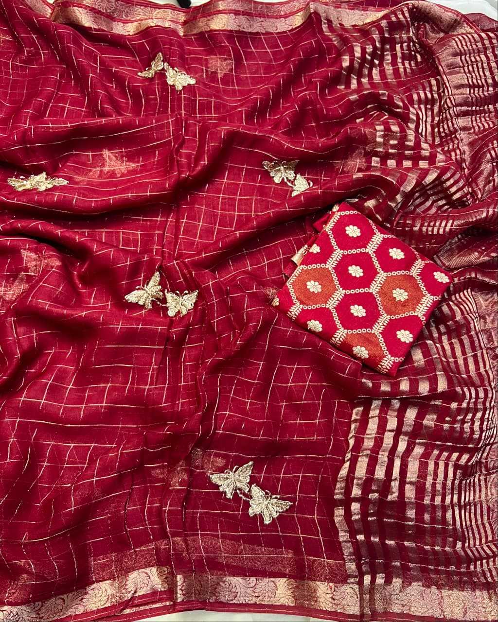 Ette Viscose Jacquard Saree