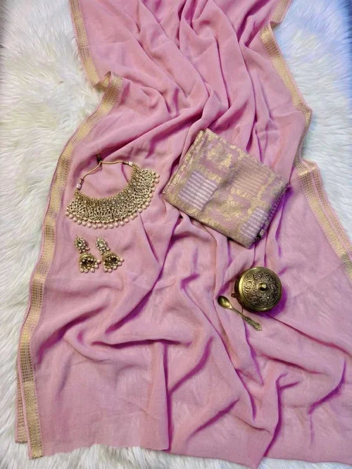 Fon Viscose Designer Saree
