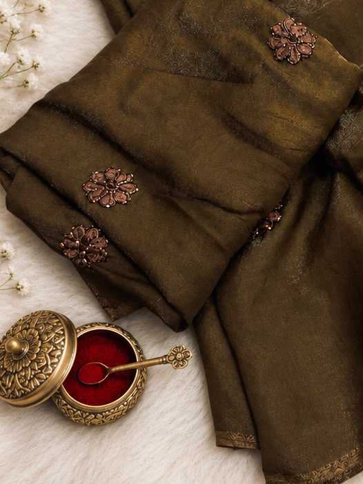 Viscose Embroidered Saree