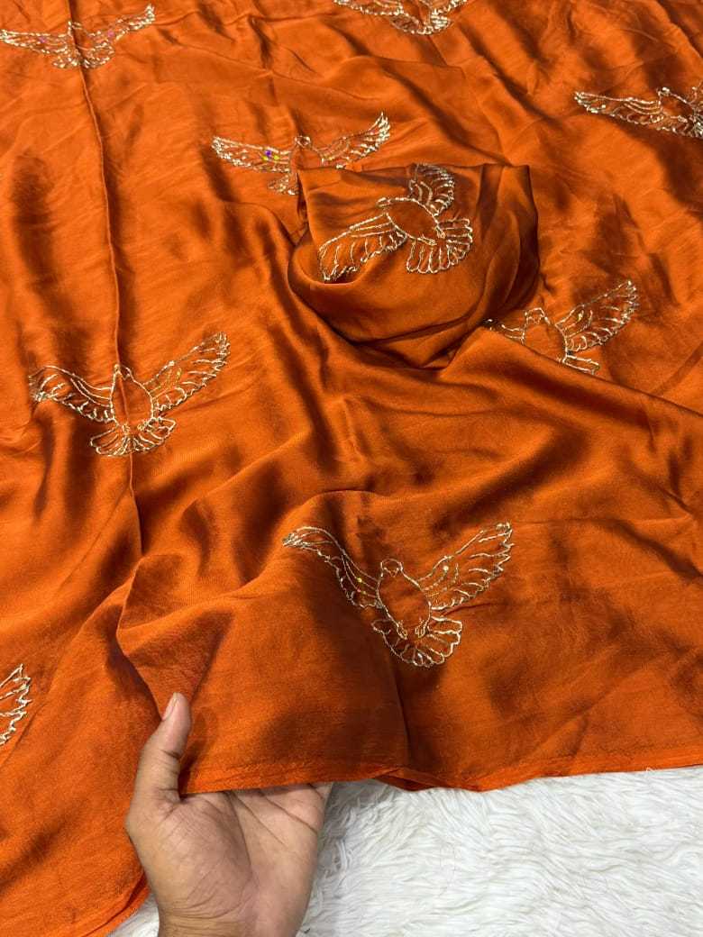 Soft Silk Designer Saree in Pink