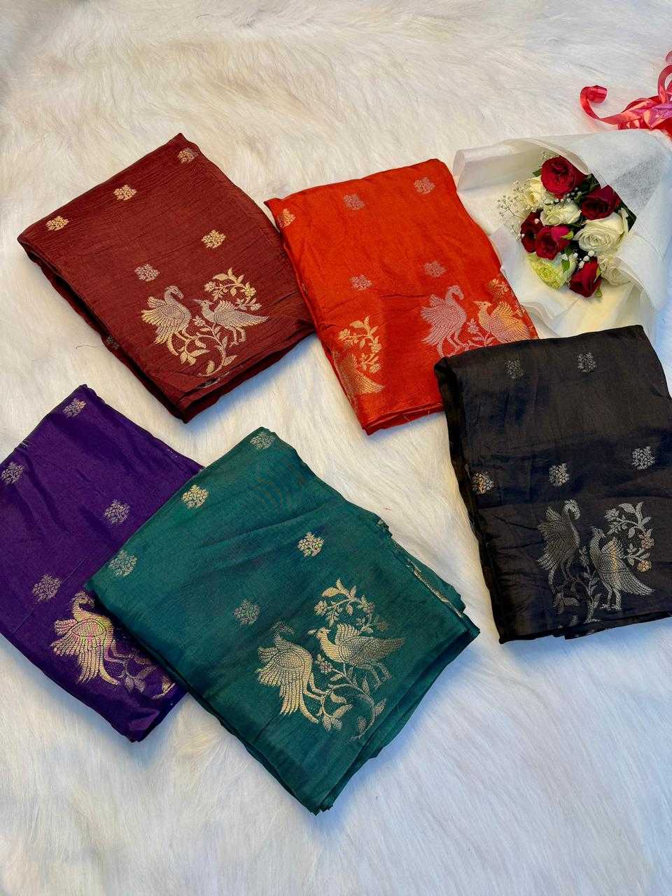 Kaivalya Muslin Silk Traditional Saree