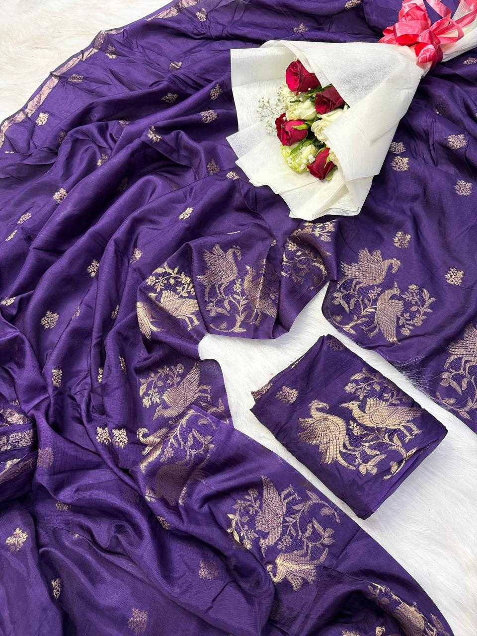 Kaivalya Muslin Silk Traditional Saree