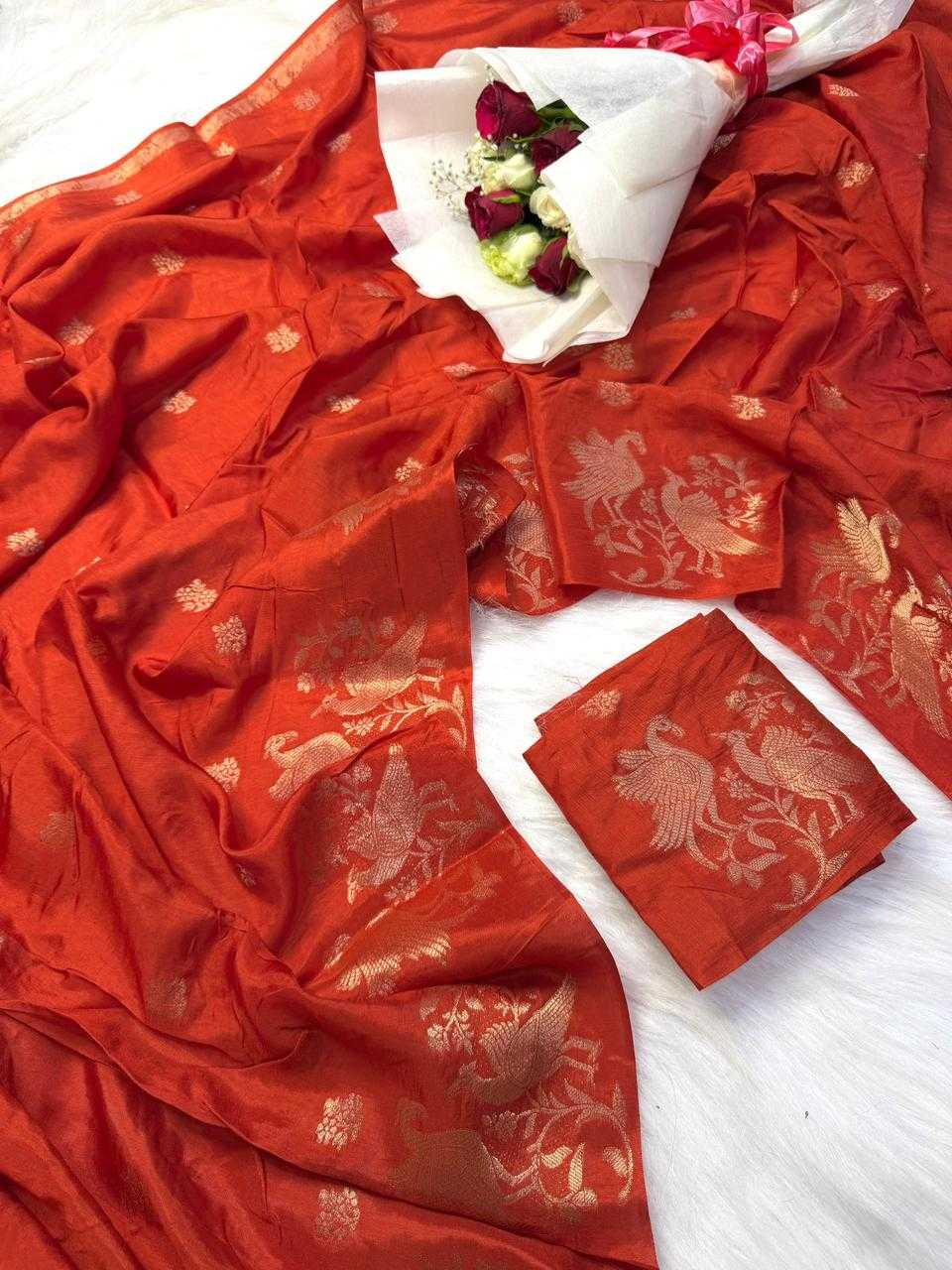 Kaivalya Muslin Silk Traditional Saree