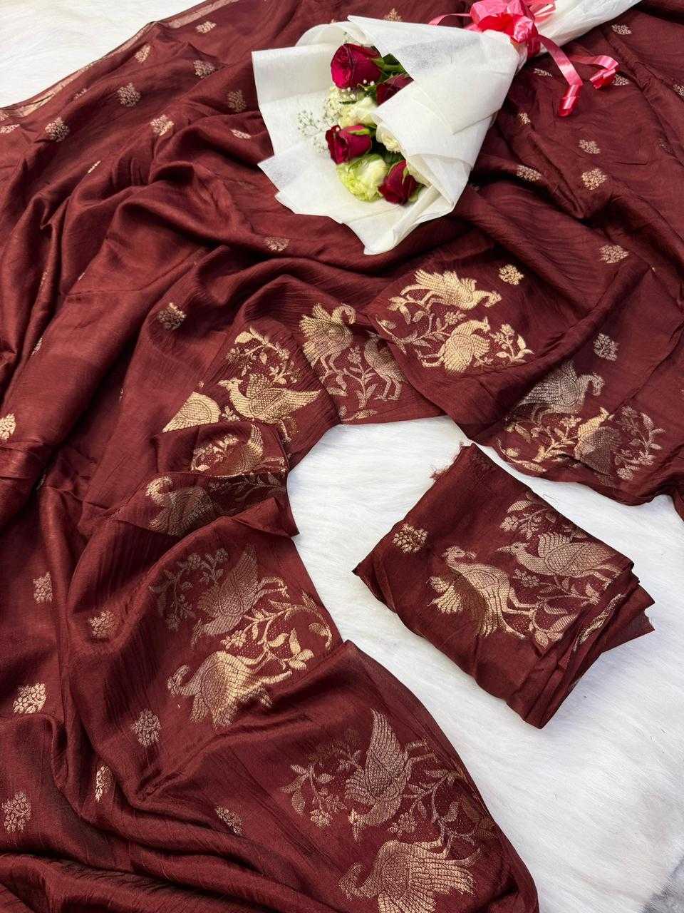 Kaivalya Muslin Silk Traditional Saree