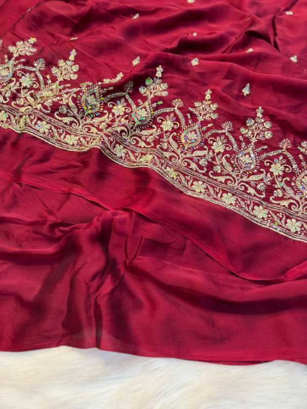 Lain Rangoli Silk Designer Saree in Deep Blue