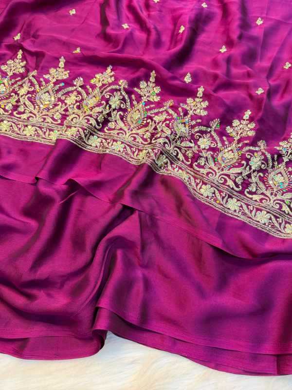 Lain Rangoli Silk Designer Saree in Deep Blue