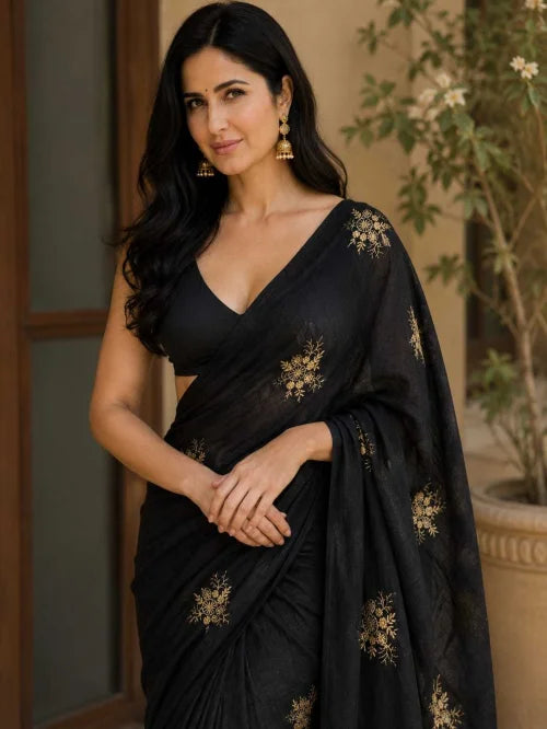 Ouse Crush Silk Designer Saree