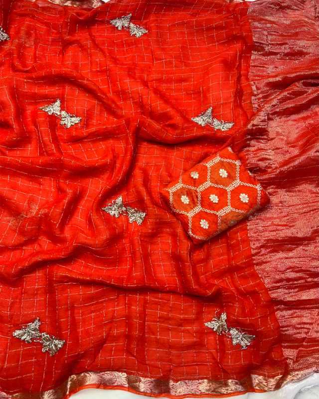 Quard Georgette Saree