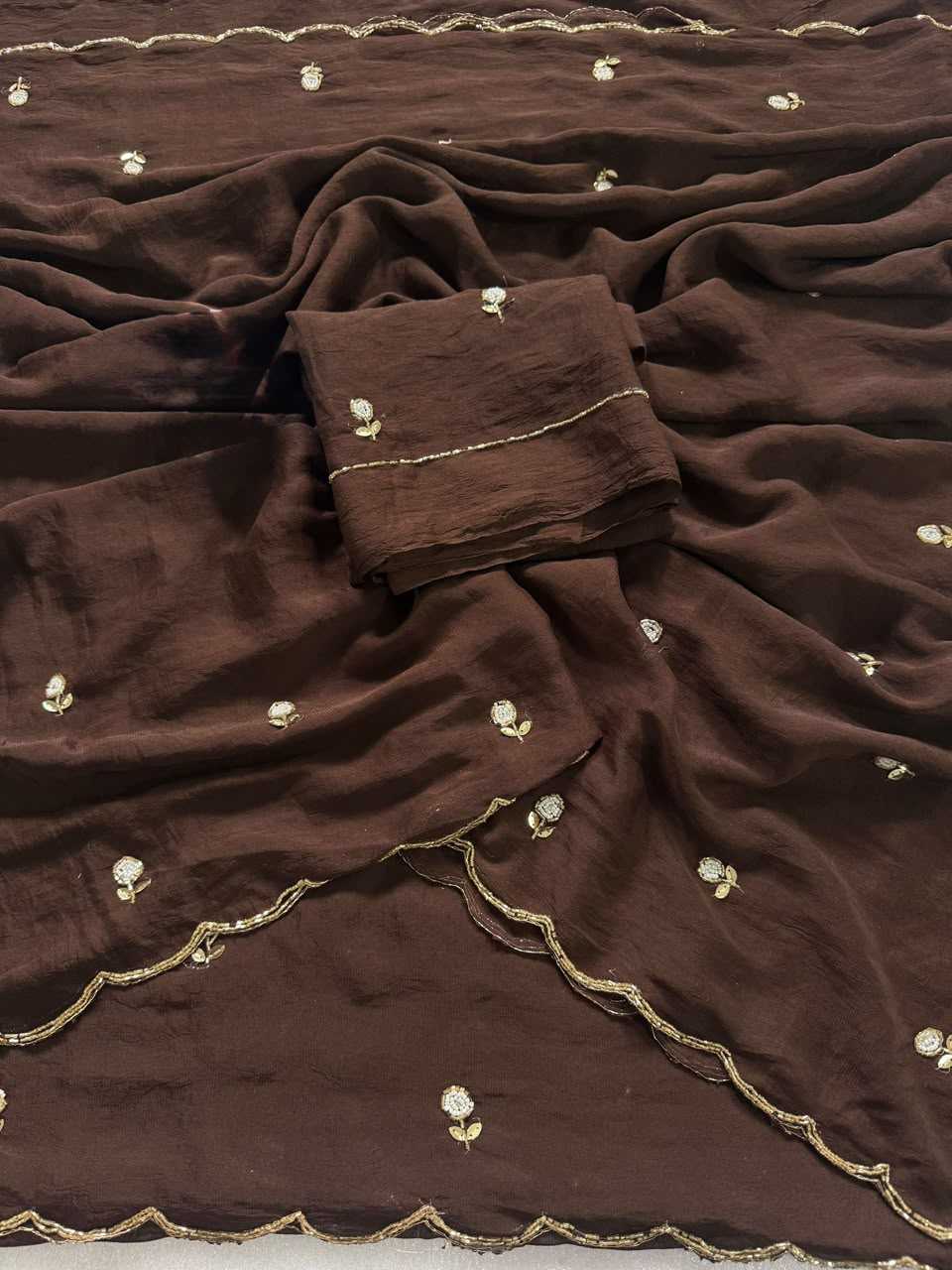 Rangoli Silk Designer Saree in Red