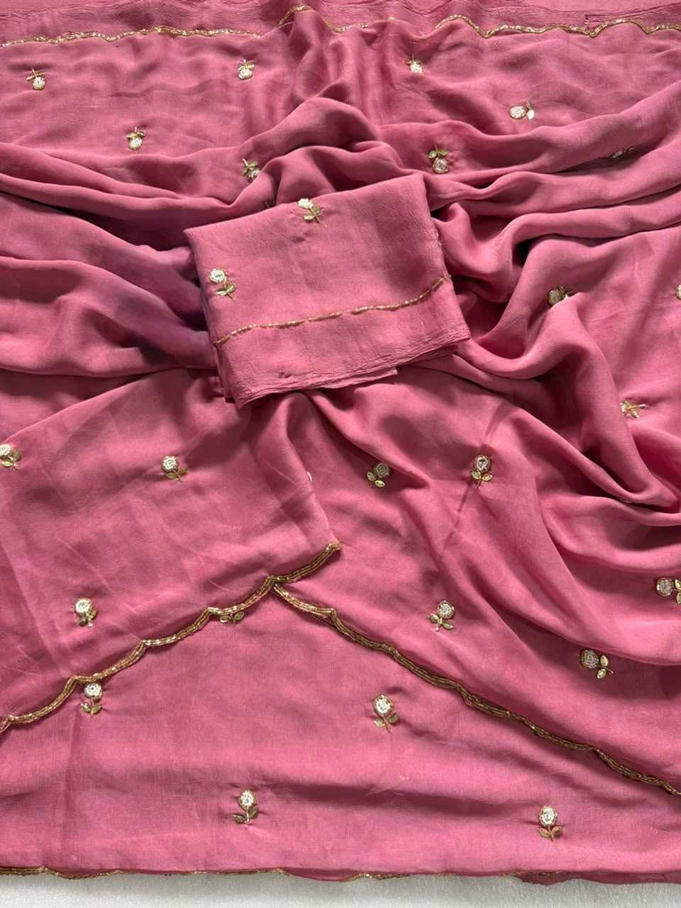 Rangoli Silk Designer Saree in Red