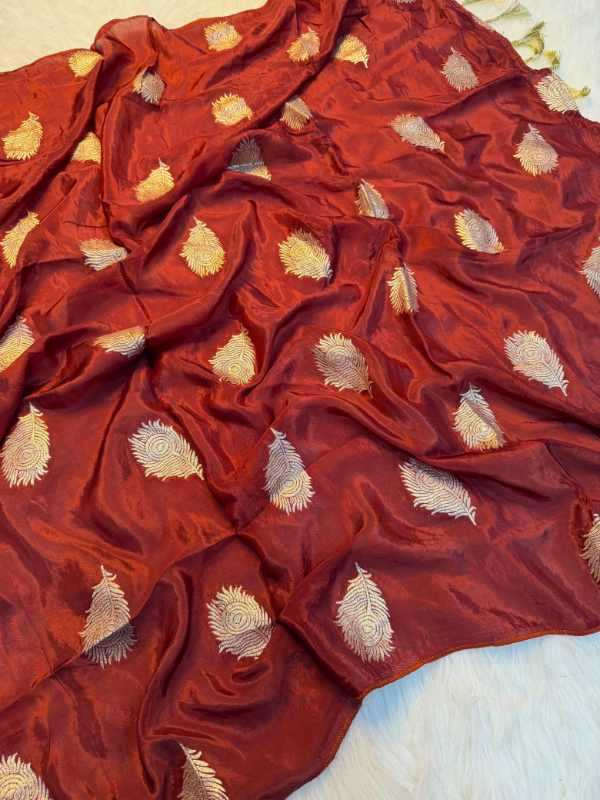 Pure Silk Party Wear Saree in Pink