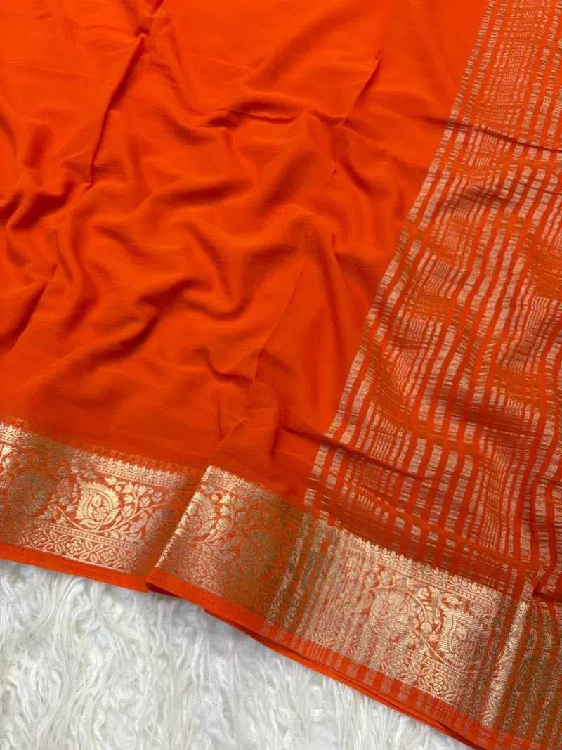 Rivals Georgette Designer Saree