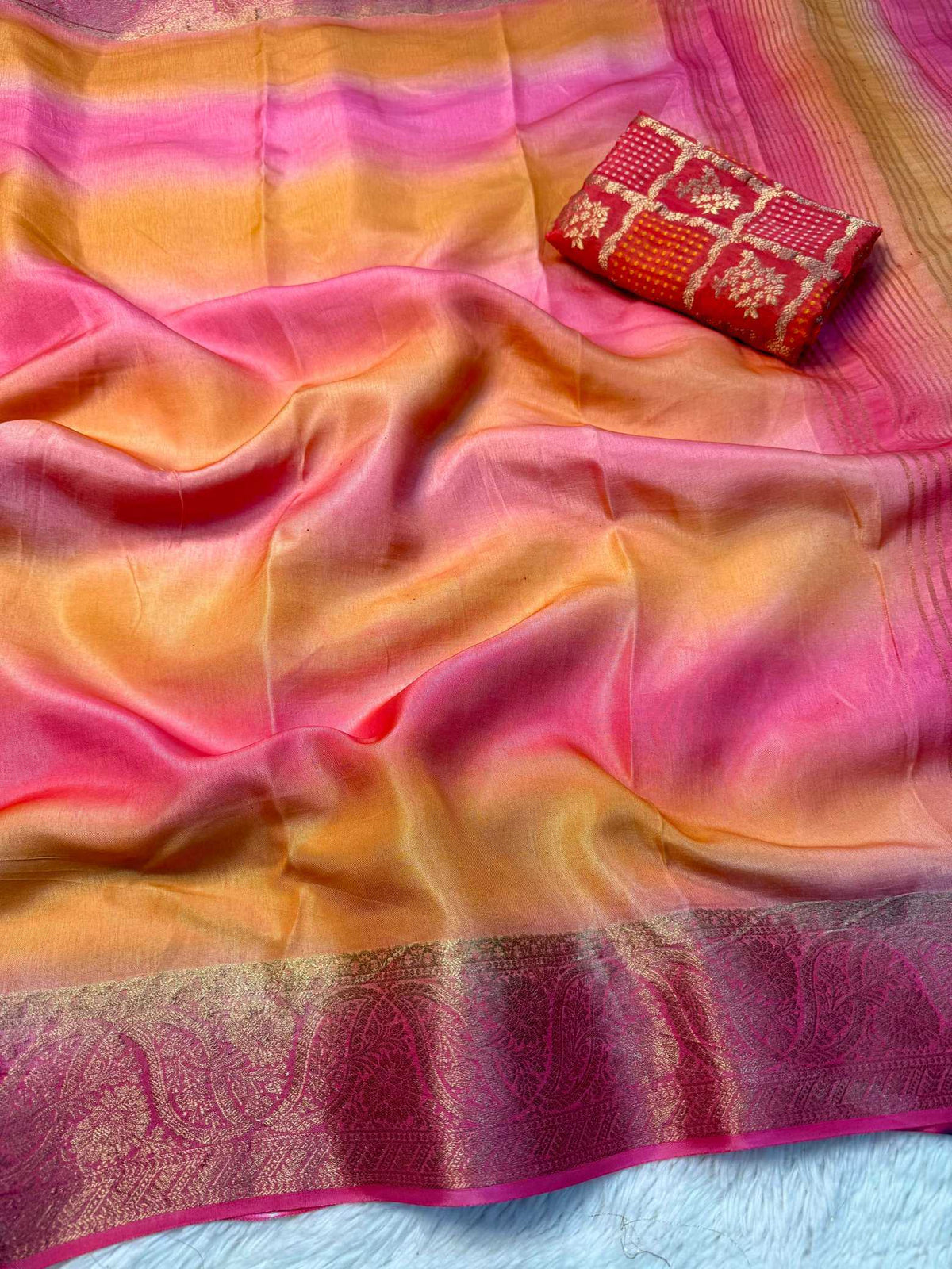 Saburi Pure Viscos Designer Saree
