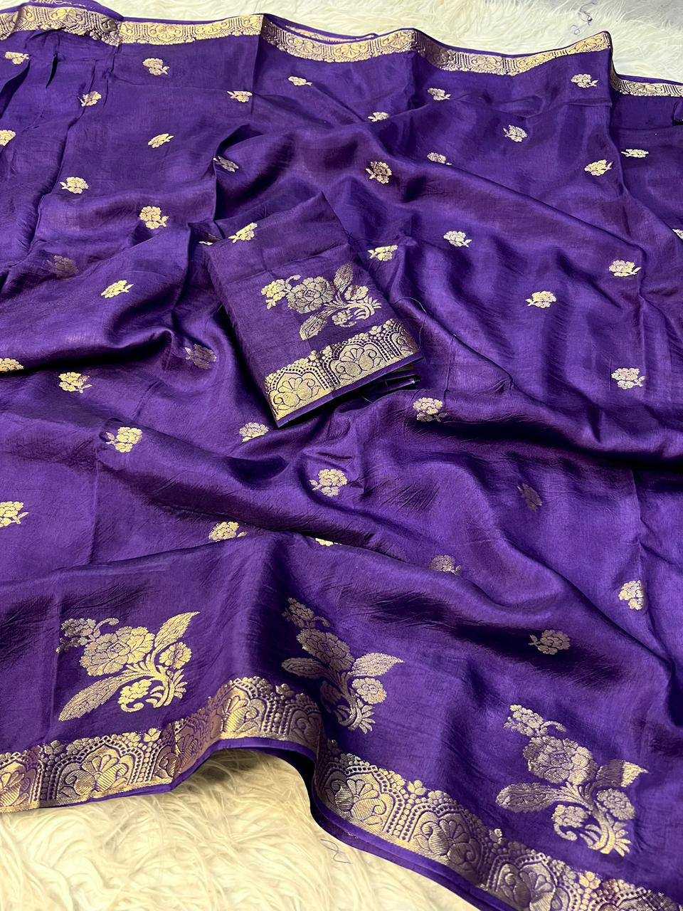Muslin Designer Saree