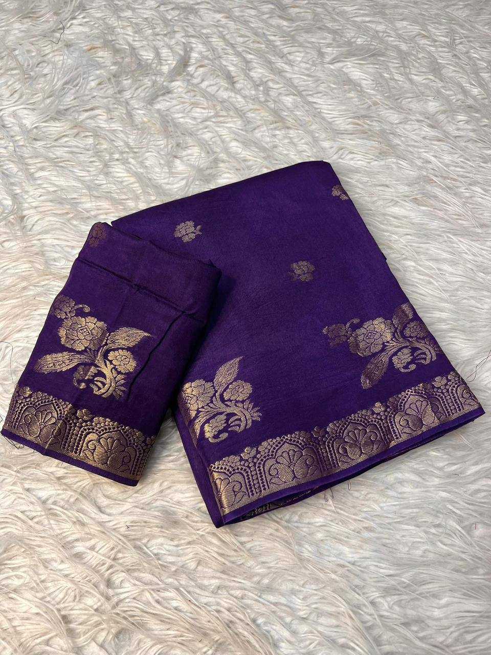 Muslin Designer Saree