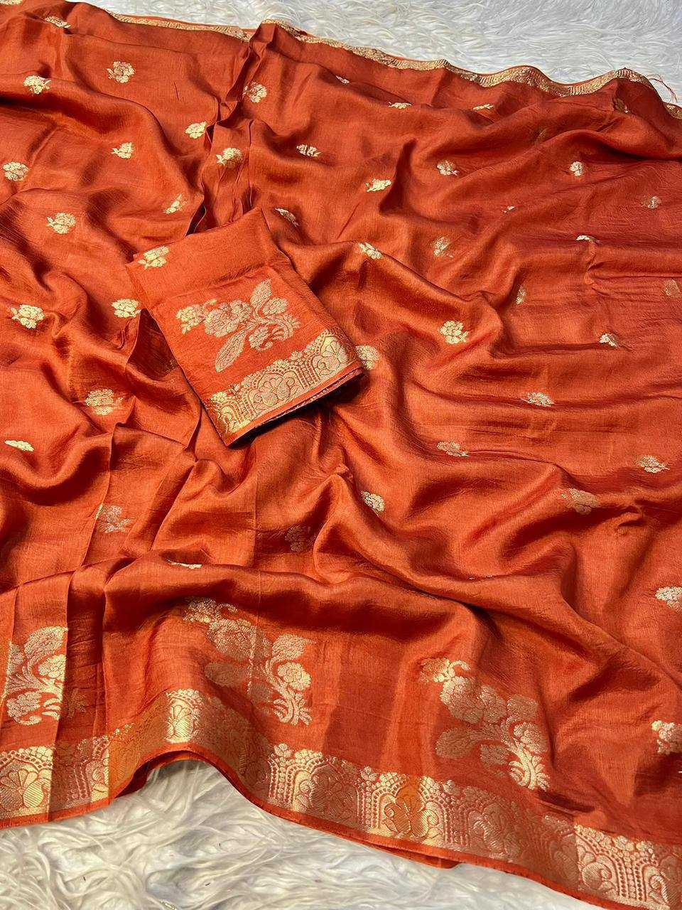 Muslin Designer Saree