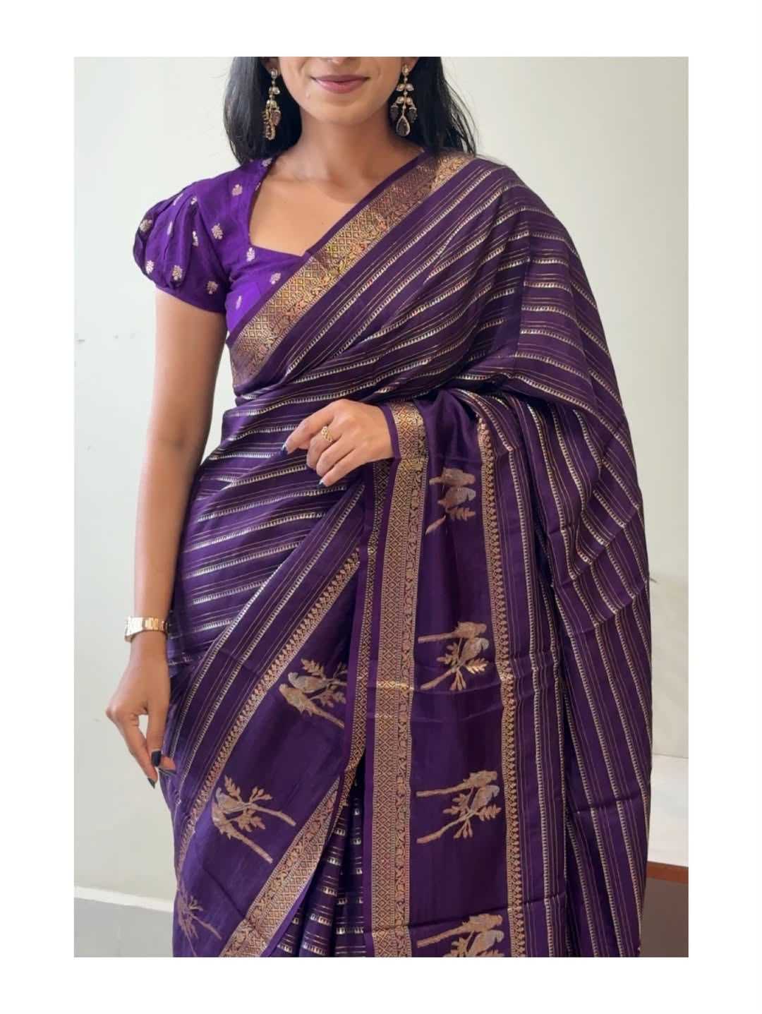 Russian Silk Designer Saree