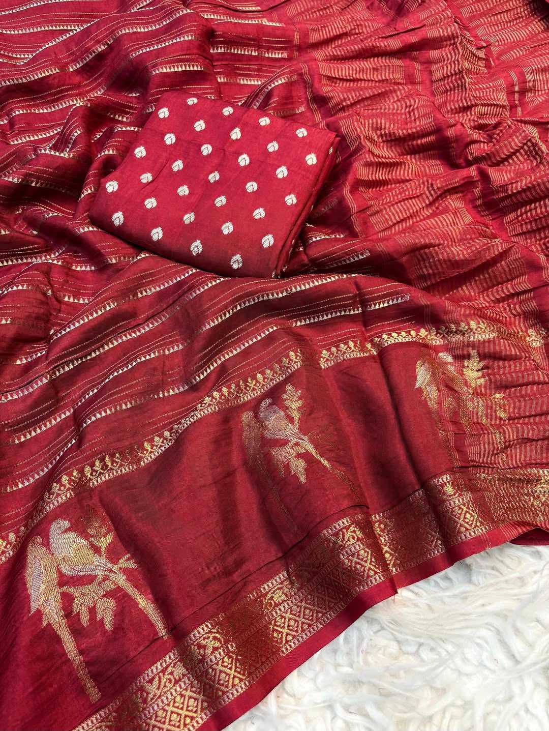 Russian Silk Designer Saree