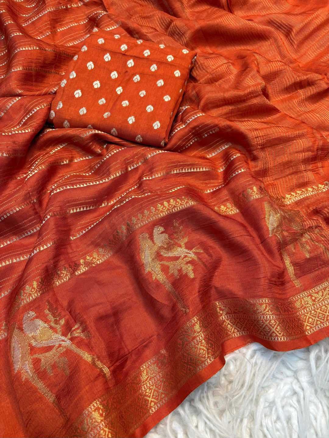 Russian Silk Designer Saree