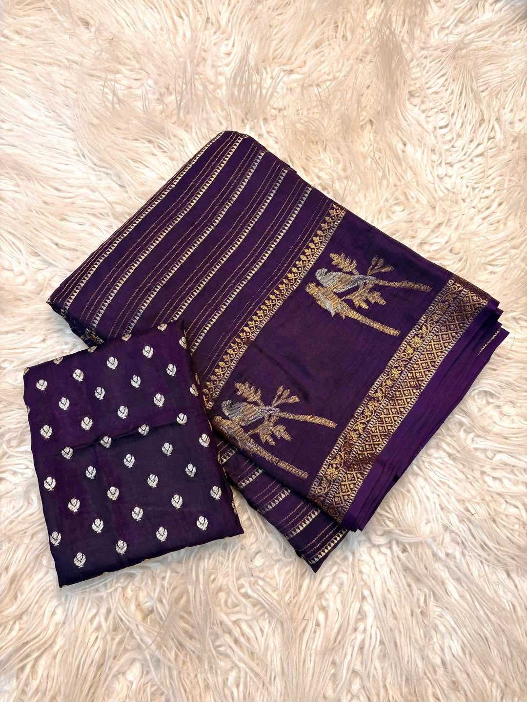 Russian Silk Designer Saree