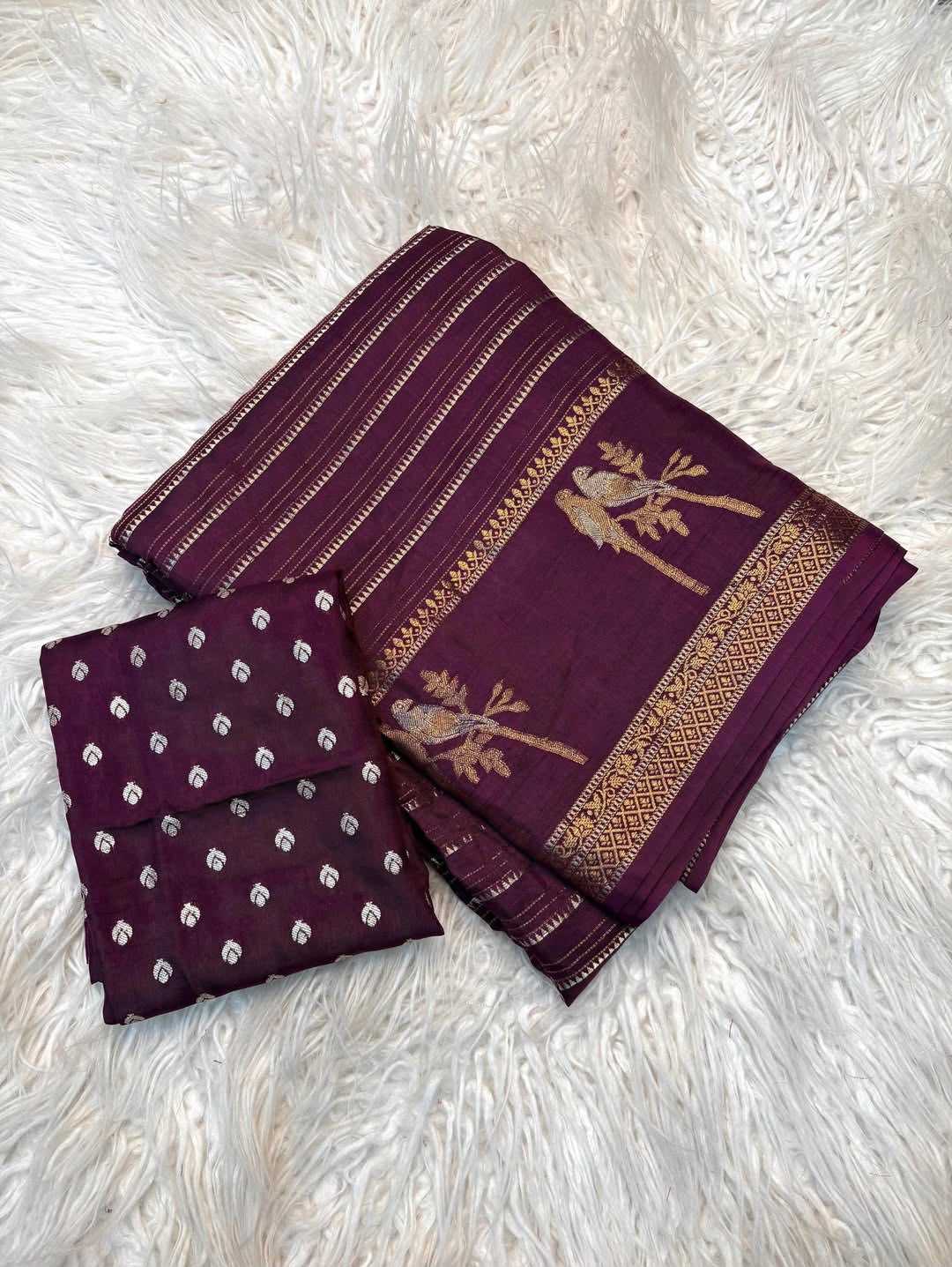 Russian Silk Designer Saree