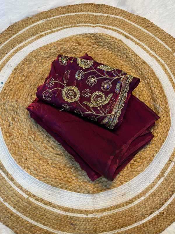 Sou Space Silk Designer Saree
