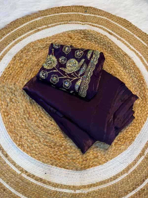 Sou Space Silk Designer Saree