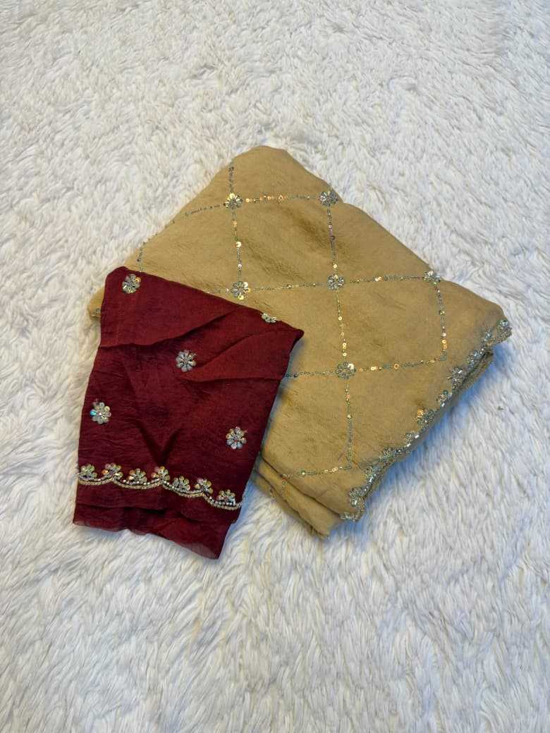 Starlight Crush Silk Traditional Saree in Red